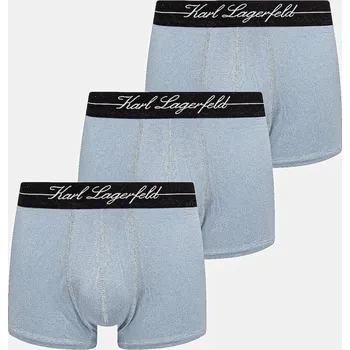 Boxerky Boxerky Karl Lagerfeld 3-pack A1M47089 modrá 55X, vel. M