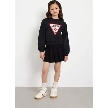 Chlapecká mikina Dětská bavlněná mikina Guess J4YQ22.KA6R4.PPYA černá 99X, vel. 122-125