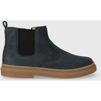 Dívčí holínky Dětské semišové kotníkové boty Pom D'api TRIX JOD ZIP P1DGCG0402.28.30 námořnická modř 59X, EUR 29