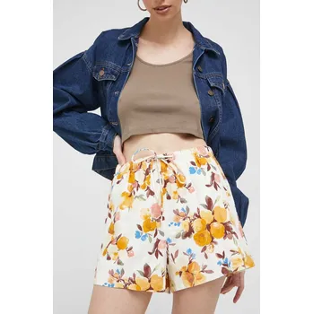 Pánské kraťasy Plátěné kraťasy Abercrombie & Fitch KI149.3188.812 žlutá 11X, vel. XS