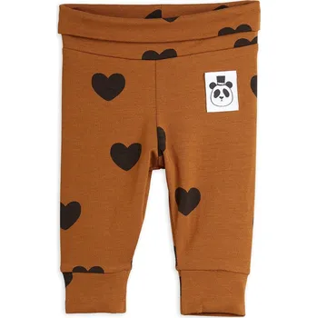 Dětské tepláky Mini Rodini hnědá barva, vzorované 1000007216.NOS 88X, vel. 56