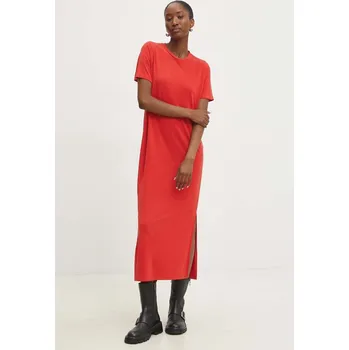 Dámské šaty Šaty Answear.LAB červená barva, midi SNG7.tms 33X, vel. M