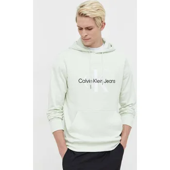 Dámská mikina Bavlněná mikina Calvin Klein Jeans J30J320805 zelená 70X, vel. XL