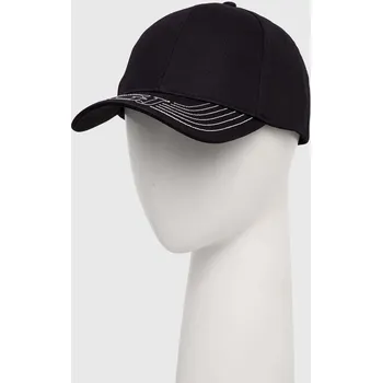 Čepice Bavlněná baseballová čepice Guess černá barva, s aplikací, V4RZ02 WFKN0 V4RZ02.WFKN0 99X, vel. ONE SIZE