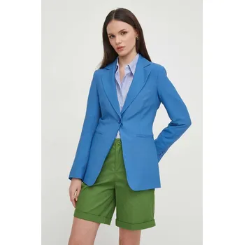 Dámské sako Sako United Colors of Benetton 2YFWDW01X modrá 95X, vel. 46