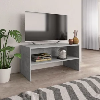 Televizní stolek vidaXL TV skříňka 80x40x40 cm kompozitní dřevo [800056] Barva: Betonová šedá