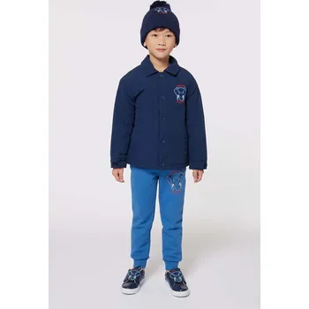 Chlapecké kalhoty Dětské tepláky Kenzo Kids K60799. modrá 55X, vel. 150