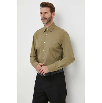 Pánská košile Košile BOSS H-HANK-kent-C1-214 50469345 zelená 07X, vel. 44