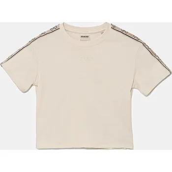 Chlapecké tričko Dětské bavlněné tričko Guess béžová barva J3RI47.I3Z14.PPYX 01X, vel. 136-146