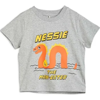 Chlapecké tričko Dětské tričko Mini Rodini šedá barva, s potiskem 2312012694 90X, vel. 56-62