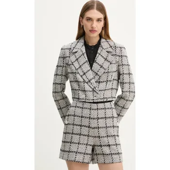 Dámské sako Sako Bruuns Bazaar DoxaBBNanyas short blazer BBW4175 šedá 90X, vel. 38