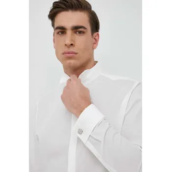 Pánská košile Košile Seidensticker béžová barva, slim, s klasickým límcem, 01.675670 01X, vel. 44