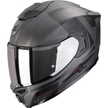 Motodoplněk SCORPION přilba EXO-1500 AIR Dual matt silver/black/red - M