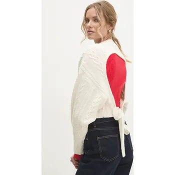 Dámský svetr Svetr Answear.LAB dámský, bílá barva sng.37.tos 00X, vel. S/M