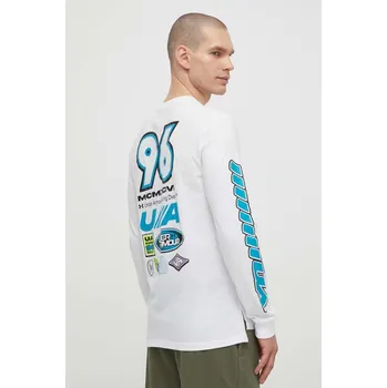 Tričko s dlouhým rukávem Under Armour 1384195 bílá 00X, vel. M