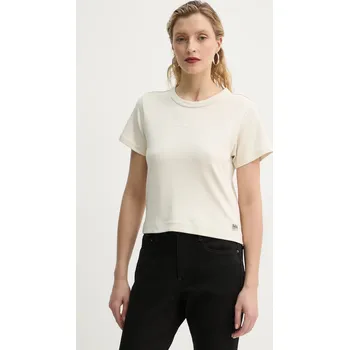 Bavlněné tričko G-Star D26423.C812 béžová 01X, vel. M