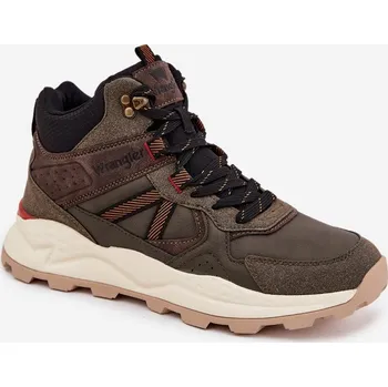 Pánská běžecká obuv Pánské turistické boty WRANGLER WEST MEN MID 20253027 Barva: Zelená, Velikost: 44