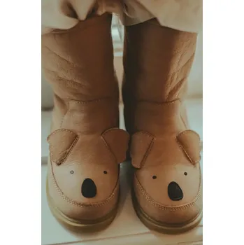 Chlapecká zimní obuv Dětské kožené zimní boty Donsje Wadudu Classic Boots Koala 2022006.29.33 béžová 80X, EUR 31
