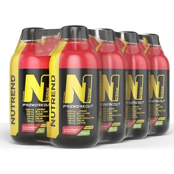 Anabolizér Nutrend N1 Drink 8 x 330 ml Příchuť: Jahoda & máta, Balení: 330 ml
