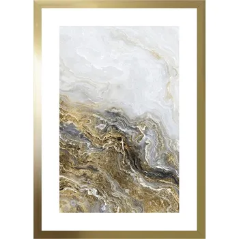 Plakát Zarámovaný plakát AN0002 žlutá 18X