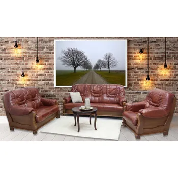 Sedací souprava FN Kožená sedací souprava Royal 3f+2+1 rozkládací DTS50/D9