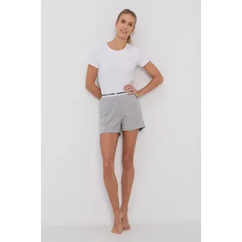 Dámské noční prádlo Pyžamové šortky Karl Lagerfeld 215W2183 šedá 09X, vel. S