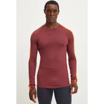Pánská móda Funkční triko s dlouhým rukávem Icebreaker 200 ZoneKnit IB0A56HA02L1 červená 92X, vel. M