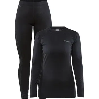 Set dámského termoprádla W Set CRAFT CORE Warm Baselayer černá Velikost: S