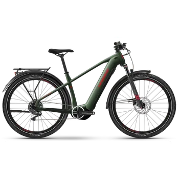 Elektrokolo Haibike Trekking 5 High olive/red - gloss velikost rámu: M