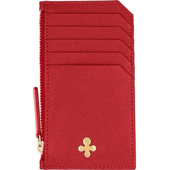 Kožené pouzdro na karty Lilou CARHOL/REDCAL/PO červená 33X, vel. ONE SIZE