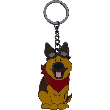DEVplus Kovová klíčenka Fallout - Dogmeat Vícebarevná