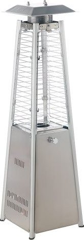 MEVA Stolní topidlo PYRAMIDA - mini, UTZ16001 (nerez / piezoelektrické zapalování)