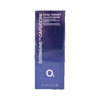 Péče o oční okolí Germaine de Capuccini Excel Therapy O2 Pollution Defense Eye Contour ultra lehký oční krém 15 ml