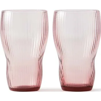 Sklenice Sada skleniček Pols Potten Pum Longdrinks 2-pack 140.230.145 růžová 30X