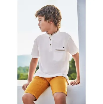 Dětské kraťasy Mayoral žlutá barva 6263.7A.Junior.PPYH 18X, vel. 166