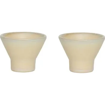 Stojánek na vajíčko Kalíšek na vajíčko OYOY Yuka 2-pack béžová barva L301133 01X