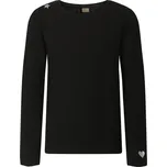 Dětské bavlněné triko NAX POLTO black - 128-134