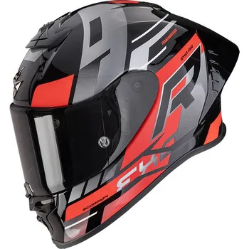 Motodoplněk SCORPION přilba EXO-R1 EVO II AIR Adrenaline black/red/silver - L