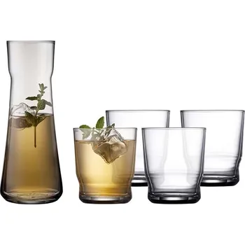 Sklenice Set karafy a sklenic na vodu Lyngby Lissabon 5-pack 15767 průhledná TSP