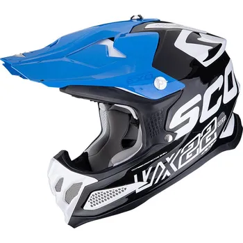 Helma na motorku SCORPION přilba VX-22 AIR Updown black/white/blue - M