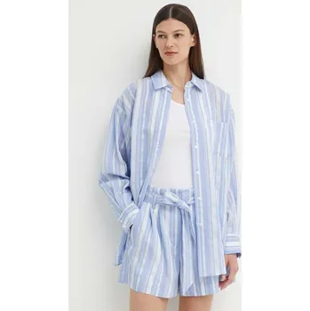 Dámská košile Košile Bruuns Bazaar SwiniesBBLouise shirt BBW3976 modrá 05X, vel. 40