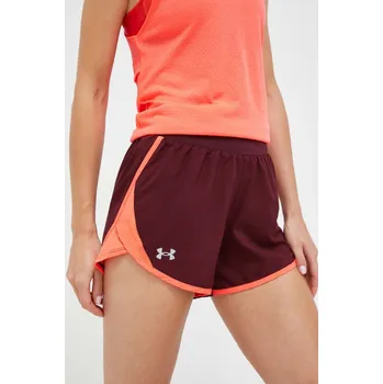 Dámské kraťasy Běžecké šortky Under Armour Fly-By 2.0 1350196 burgundské 93A, vel. S
