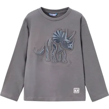 MAYORAL chlapecké tričko DR Dino šedá vel. 122 cm