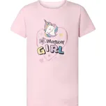 Dětské bavlněné triko NAX WERVO light lilac - 92-98