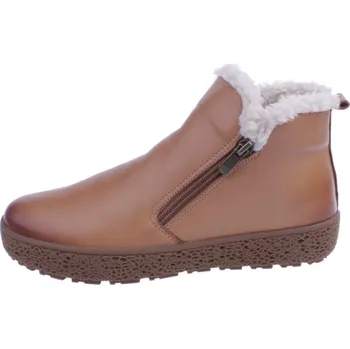 Dámské kozačky Boty Wild 031 hnědé dámské kožené polokozačky Velikost: 41