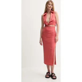 Dámská sukně Kompletní sada s prádlem Answear.LAB červená barva 5069ab.IKK 33X, vel. M