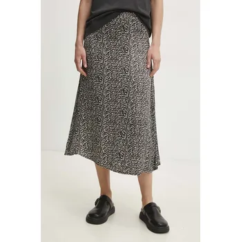 Dámská sukně Sukně Answear.LAB černá barva, midi, áčková 24527.TMS 99X, vel. M