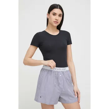 Pyžamové tričko Polo Ralph Lauren černá barva 4P3005 99X, vel. M