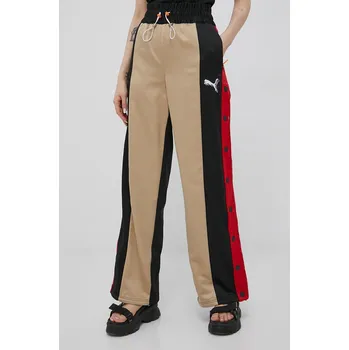 Dámské kalhoty Kalhoty Puma Title Nine 532498 dámské, černá barva, vzorované 99X, vel. L