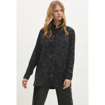 Dámská košile Košile Answear.LAB dámská, černá barva, relaxed, s klasickým límcem 34155.tos 99X, vel. S/M